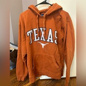 Texas Longhorns Embroidered Pullover Hoodie Sweater Sweatshirt Size Adult L